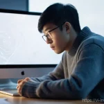 Home 8 PP 대출 투자에서의 심리적 장벽 - Initial Uncertainty: The Fog of P2P**
An atmospheric image depicting a young adult, with a diverse A...