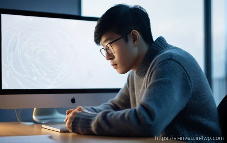 PP 대출 투자에서의 심리적 장벽 - Initial Uncertainty: The Fog of P2P**
An atmospheric image depicting a young adult, with a diverse A...