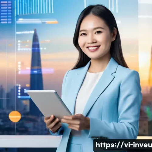 Home 7 PP 대출 투자자 간의 협력 방안 - **Prompt:** A confident Vietnamese business professional, female, mid-30s, dressed in modern smart c...