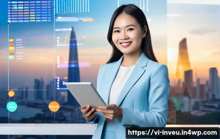 PP 대출 투자자 간의 협력 방안 - **Prompt:** A confident Vietnamese business professional, female, mid-30s, dressed in modern smart c...