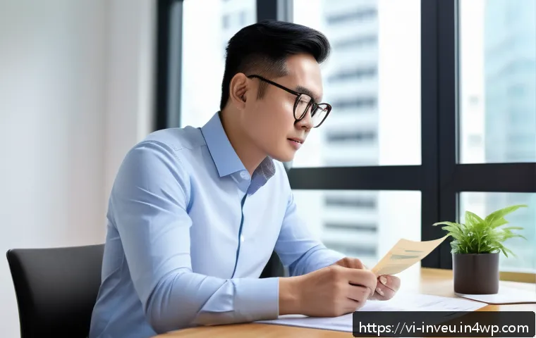 PP 대출 투자 후 자산 관리 팁 - A modern Vietnamese investor at a sleek desk in a bright home office, carefully comparing loan docum...